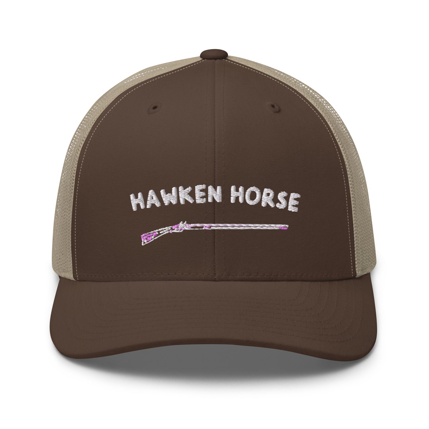 Classic Hawken Horse Trucker Cap
