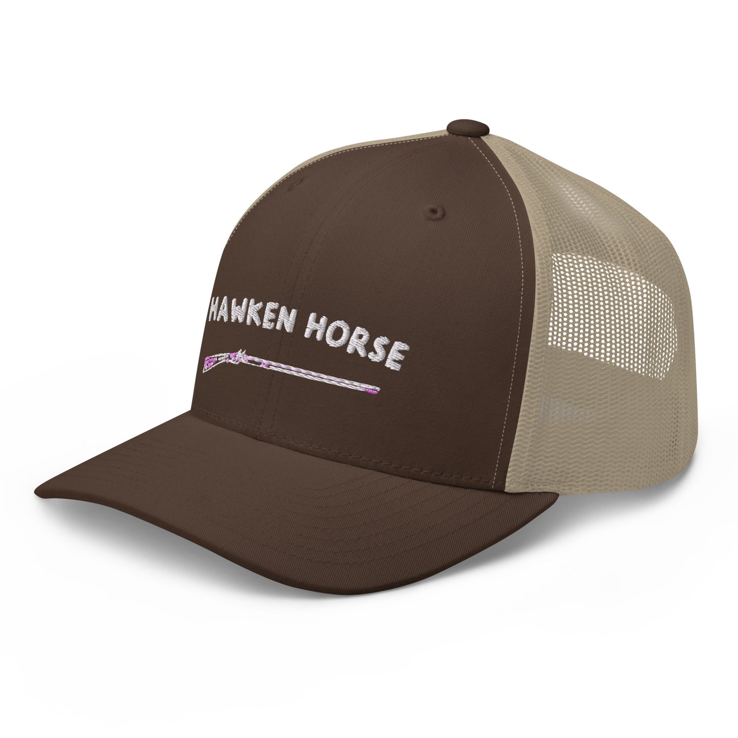 Classic Hawken Horse Trucker Cap