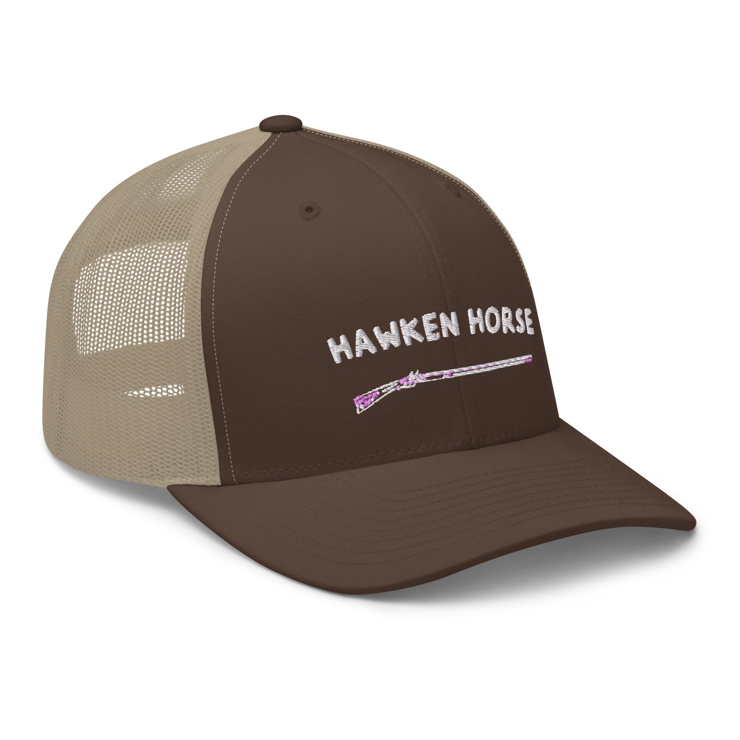 Classic Hawken Horse Trucker Cap