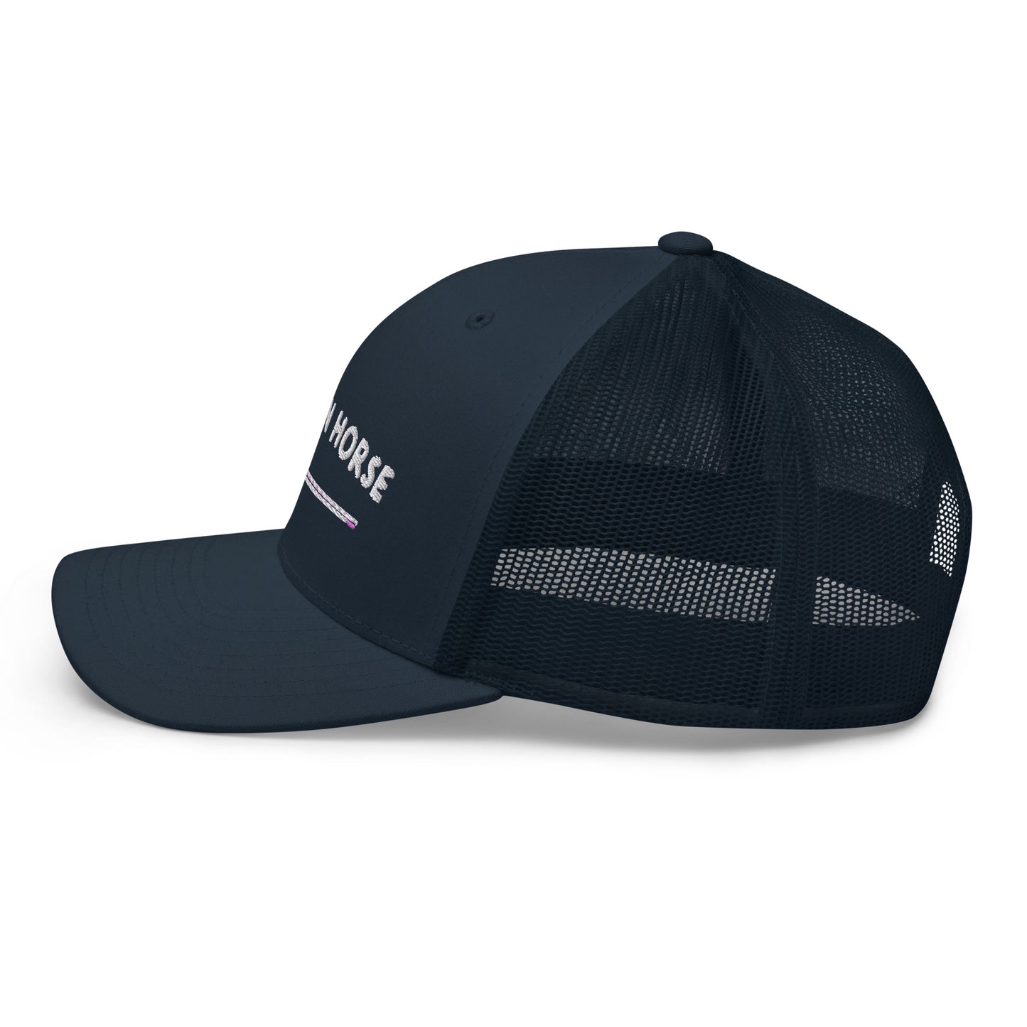 Classic Hawken Horse Trucker Cap