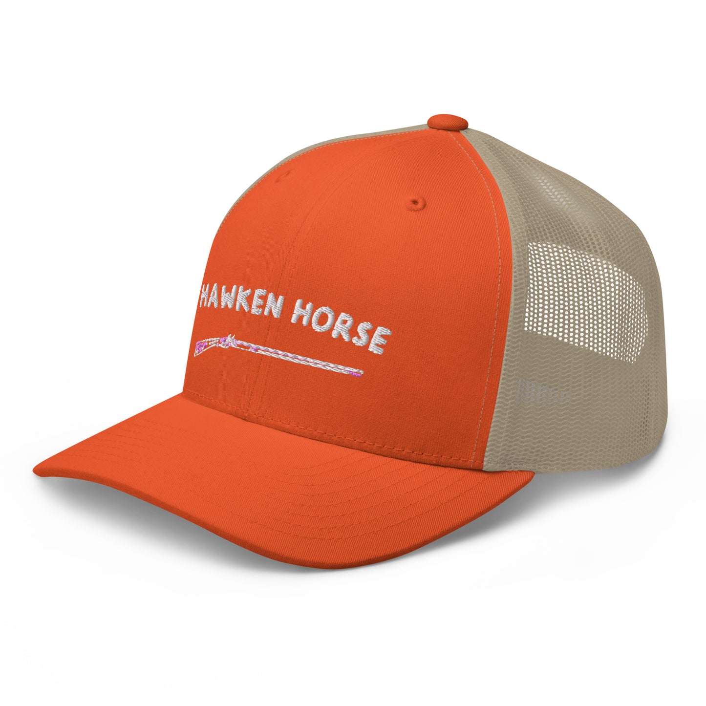 Classic Hawken Horse Trucker Cap