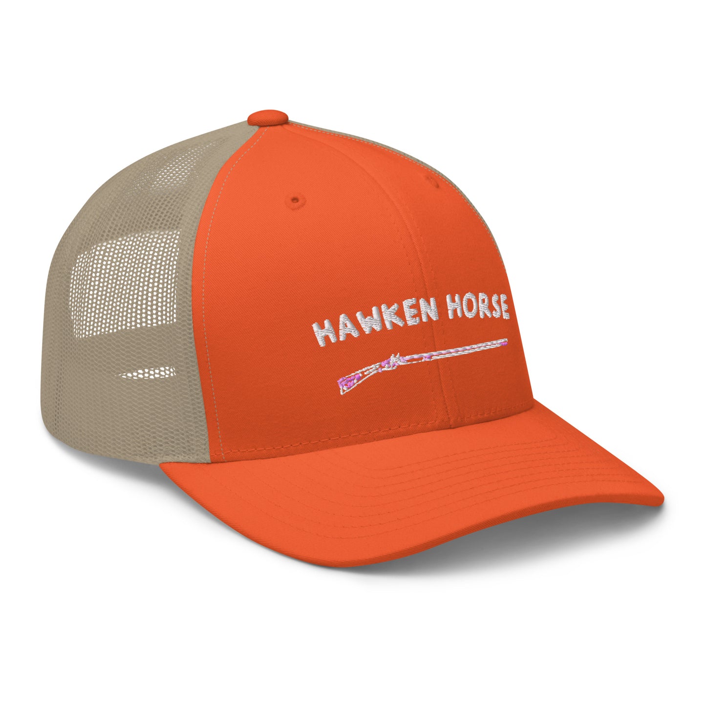 Classic Hawken Horse Trucker Cap