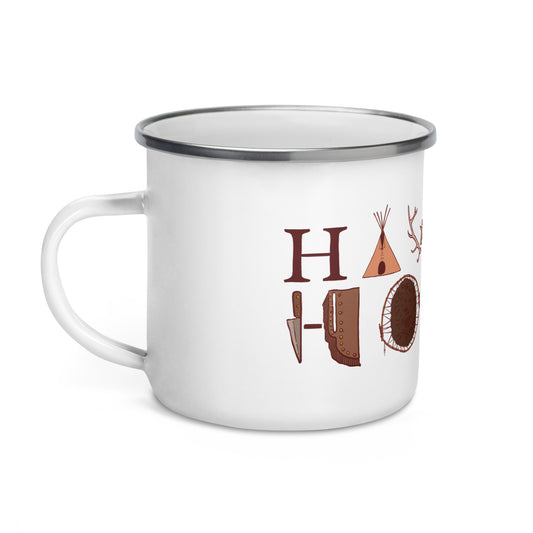 Hawken Horse Logo Enamel Mug