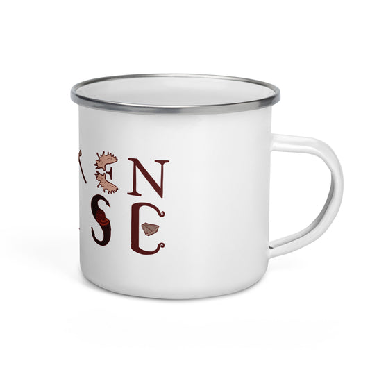 Hawken Horse Logo Enamel Mug