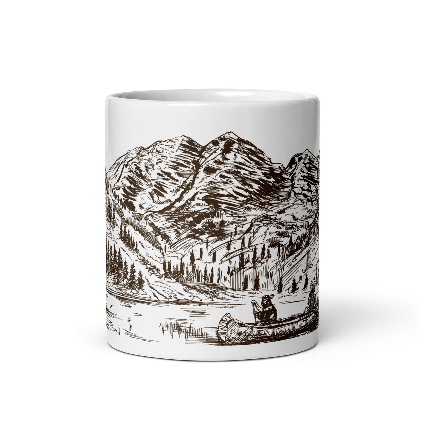 Hammered & Hewn glossy mug