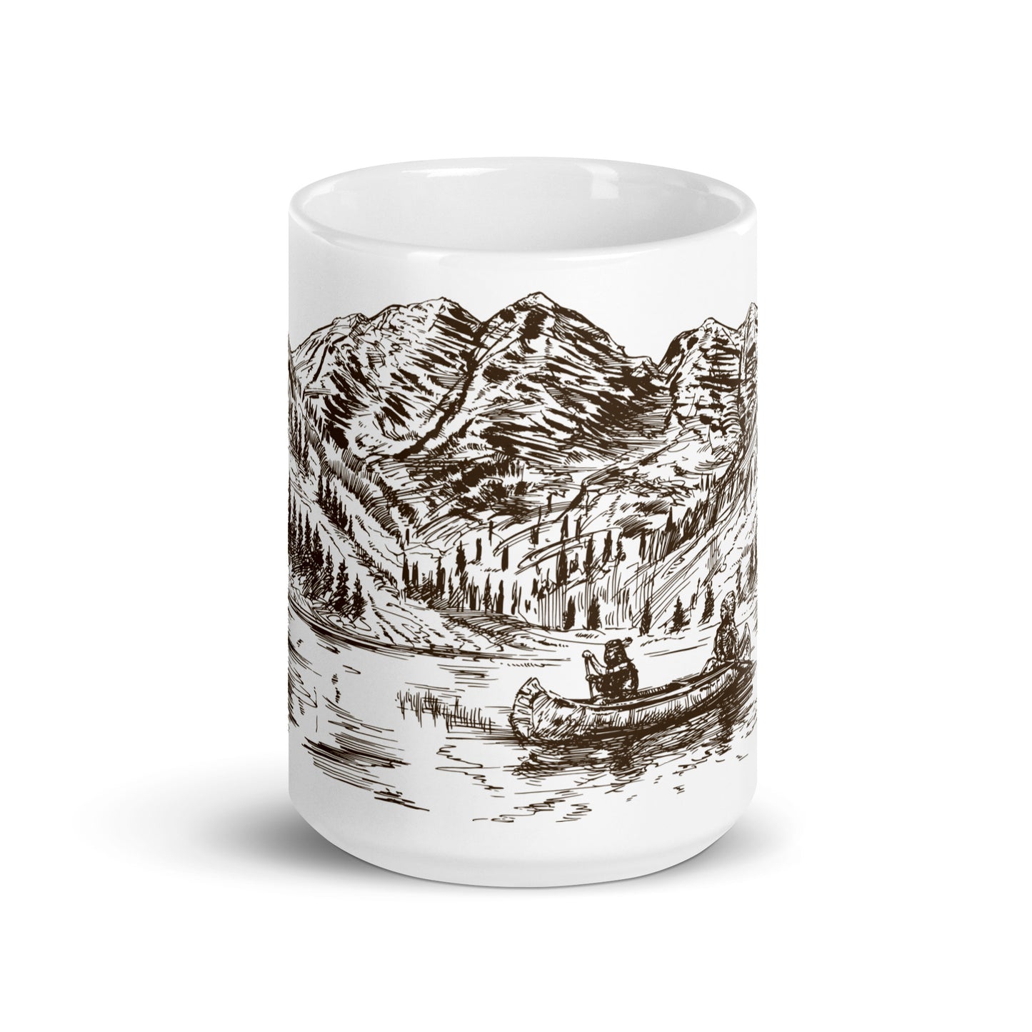 Hammered & Hewn glossy mug