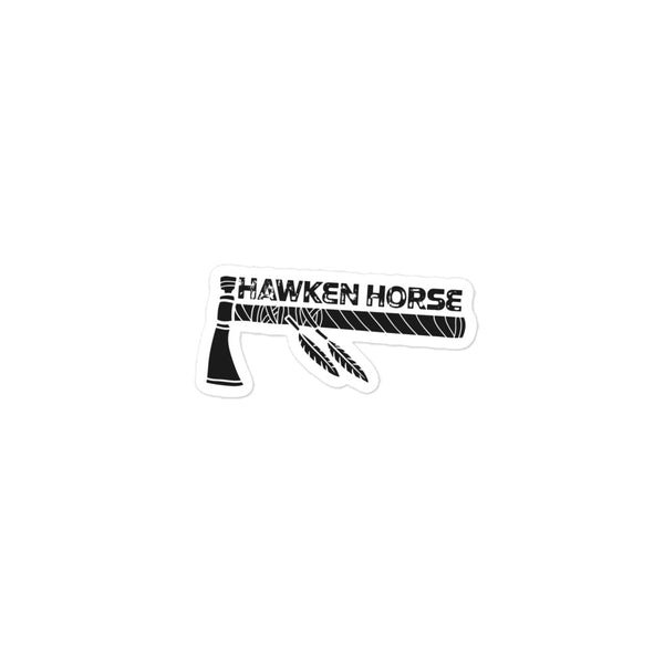 Tomahawk sticker – Hawken Horse